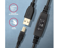 Axagon kabel ADR-220B USB repeater 20 m - 1485415 - zdjęcie 10